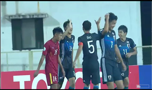 Tổng hợp: U16 Việt Nam 0-7 U16 Nhật Bản (VCK U16 châu Á)