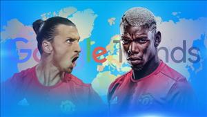 Zlatan Ibrahimovic “đánh bại” đồng đội Paul Pogba trên… Google