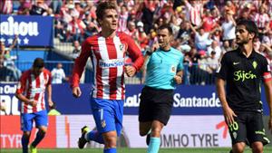 Tổng hợp: Atletico Madrid 5-0 Gijon (Vòng 4 La Liga 2016/17)