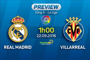 Real Madrid vs Villarreal (1h ngày 22/9): Quan trọng là 3 điểm!