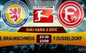 Nhận định Braunschweig vs Dusseldorf 23h30 ngày 23/9 (Hạng 2 Đức 2016/17)