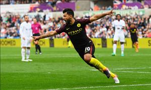 Tổng hợp: Swansea 1-3 Man City (Vòng 6 NHA 2016/17)