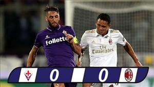 Fiorentina 0-0 AC Milan: Nhọc nhằn giành 1 điểm