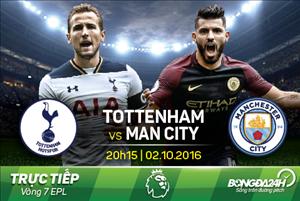 LINK XEM trực tiếp Tottenham vs Man City 20h15 ngày 2/10