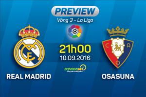 Real vs Osasuna (21h 10/9): Ngày Ronaldo trở lại!