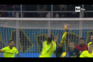 Siêu phẩm xe đạp chổng ngược đẳng cấp thế giới của hậu vệ Inter