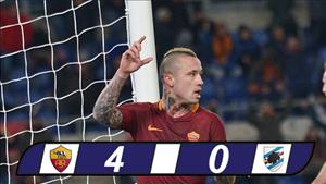 AS Roma 4-0 Sampdoria: Thắng lợi đậm đà