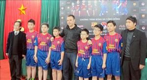 Cầu thủ nhí Việt Nam có cơ hội khoác áo Barca