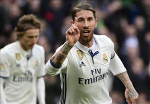 Trung vệ Sergio Ramos lập kỷ lục ghi bàn ở La Liga