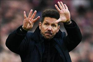 Atletico may mắn thoát thua, Simeone vẫn hoan hỉ