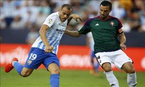 Nhận định Osasuna vs Malaga 02h45 ngày 28/1 (La Liga 2016/17)