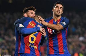 Tổng hợp: Barca 5-2 Sociedad (Cúp Nhà vua TBN 2016/17)