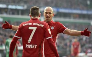 Bremen 1-2 Bayern Munich: Đôi cánh Robbery trở lại