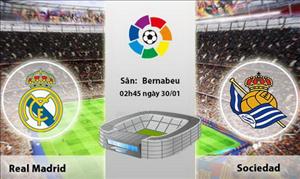 Real Madrid 3-0 Sociedad: Tố chất của nhà vô địch