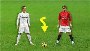 Những pha xử lý giống nhau của ngôi sao Ronaldo tại Real và M.U