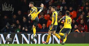 Tổng hợp: Bournemouth 3-3 Arsenal (Vòng 20 NHA 2016/17)