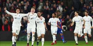 Tổng hợp: Crystal Palace 1-2 Swansea (Vòng 20 NHA 2016/17)