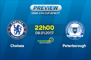 Chelsea vs Peterborough (22h00 ngày 08/01): Khi Conte xoay vòng