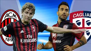 Nhận định AC Milan vs Cagliari 00h00 ngày 9/1 (Serie A 2016/17)