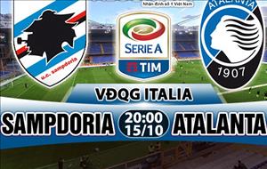 Nhận định Sampdoria vs Atalanta 20h00 ngày 15/10 (Serie A 2017/18)