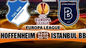 Nhận định Hoffenheim vs Istanbul BB 02h05 ngày 20/10 (Europa League 2017/18)