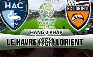 Nhận định Le Havre vs Lorient 01h45 ngày 3/10 (Hạng 2 Pháp 2017/18)