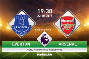 Giải mã trận đấu Everton vs Arsenal 19h30 ngày 22/10 (Premier League 2017/18)