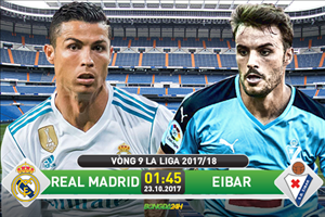 Real Madrid 3-0 Eibar (KT): Ronaldo im ắng, Blancos vẫn thắng