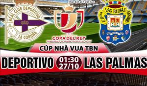 Nhận định Deportivo vs Las Palmas 01h30 ngày 27/10 (Cúp Nhà vua TBN 2017/18)