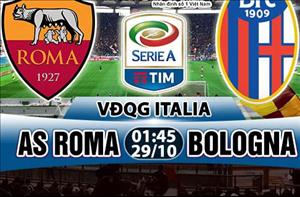Nhận định AS Roma vs Bologna 01h45 ngày 29/10 (Serie A 2017/18)