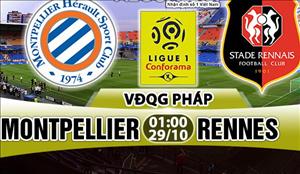 Nhận định Montpellier vs Rennes 01h00 ngày 29/10 (Ligue 1 2017/18)