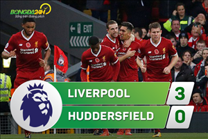 Tổng hợp: Liverpool 3-0 Huddersfield (Vòng 10 NHA 2017/18)