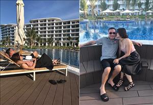 HLV Trương Việt Hoàng khoe ảnh tình cảm bên vợ