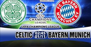 Nhận định Celtic vs Bayern Munich 02h45 ngày 01/11 (Champions League 2017/18)