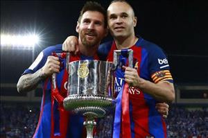 Đàn anh giục Messi gia hạn hợp đồng với Barca