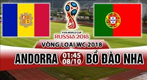 Nhận định Andorra vs Bồ Đào Nha 01h45 ngày 8/10 (VL World Cup 2018)