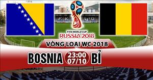 Nhận định Bosnia vs Bỉ 23h00 ngày 7/10 (VL World Cup 2018)