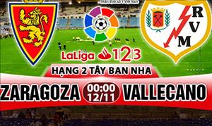 Nhận định Zaragoza vs Vallecano 0h00 ngày 12/11 (Hạng 2 TBN 2017/18)