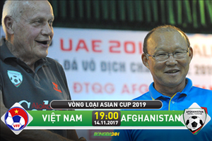 Việt Nam vs Afghanistan (19h00 ngày 14/11): Lời chào của Park Hang Seo