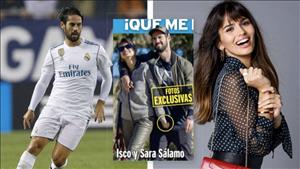Bạn gái đùa 'bạo' với tiền vệ Isco trên phố