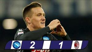 Napoli 2-1 AC Milan: Xây chắc ngôi đầu