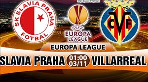 Nhận định Slavia Prague vs Villarreal 01h00 ngày 3/11 (Europa League 2017/18)