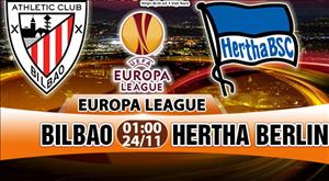 Nhận định Bilbao vs Hertha Berlin 01h00 ngày 24/11 (Europa League 2017/18)