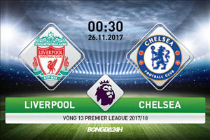 Liverpool vs Chelsea (0h30 ngày 26/11): Anfield là sân nhà, nhưng của ai?