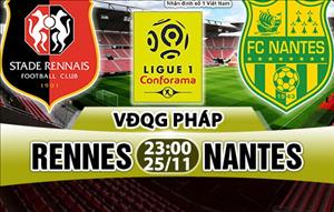 Nhận định Rennes vs Nantes 23h00 ngày 25/11 (Ligue 1 2017/18)