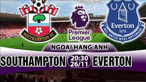 Nhận định Southampton vs Everton 20h30 ngày 26/11 (Premier League 2017/18)
