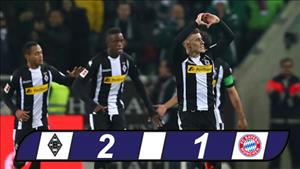 Gladbach 2-1 Bayern Munich: Thất bại đầu tiên của triều đại Heynckes