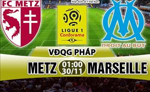 Nhận định Metz vs Marseille 01h00 ngày 30/11 (Ligue 1 2017/18)