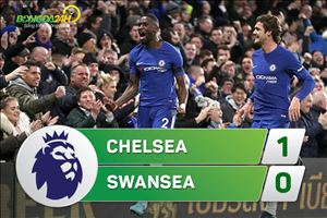 Tổng hợp: Chelsea 1-0 Swansea (Vòng 14 Premier League 2017/18)