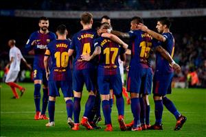 Hạ Sevilla, Barca khởi đầu tốt nhất lịch sử La Liga